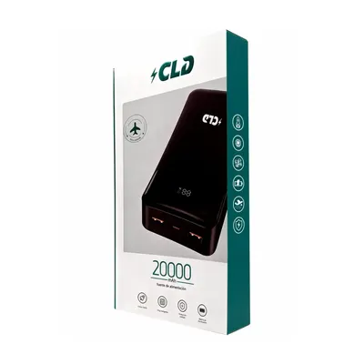 POWERBANK CLD 20000 MAH NEGRO