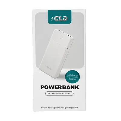 POWERBANK CLD 5000 MAH BLANCO