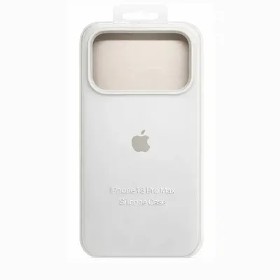 SILICONE CASE IPH 18 PRO MAX COL 9 BLANCO