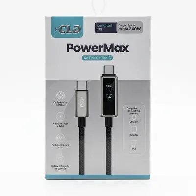 CABLE POWERMAX CLD 240W 1M NEGRO