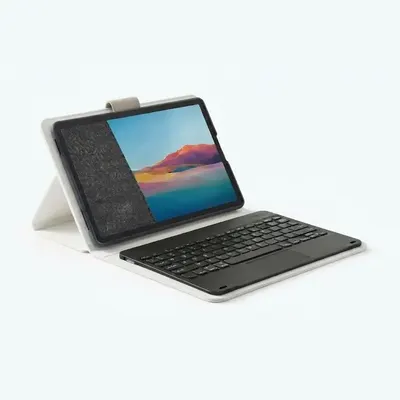 FUNDA TABLET 10 CON TECLADO BLANCO