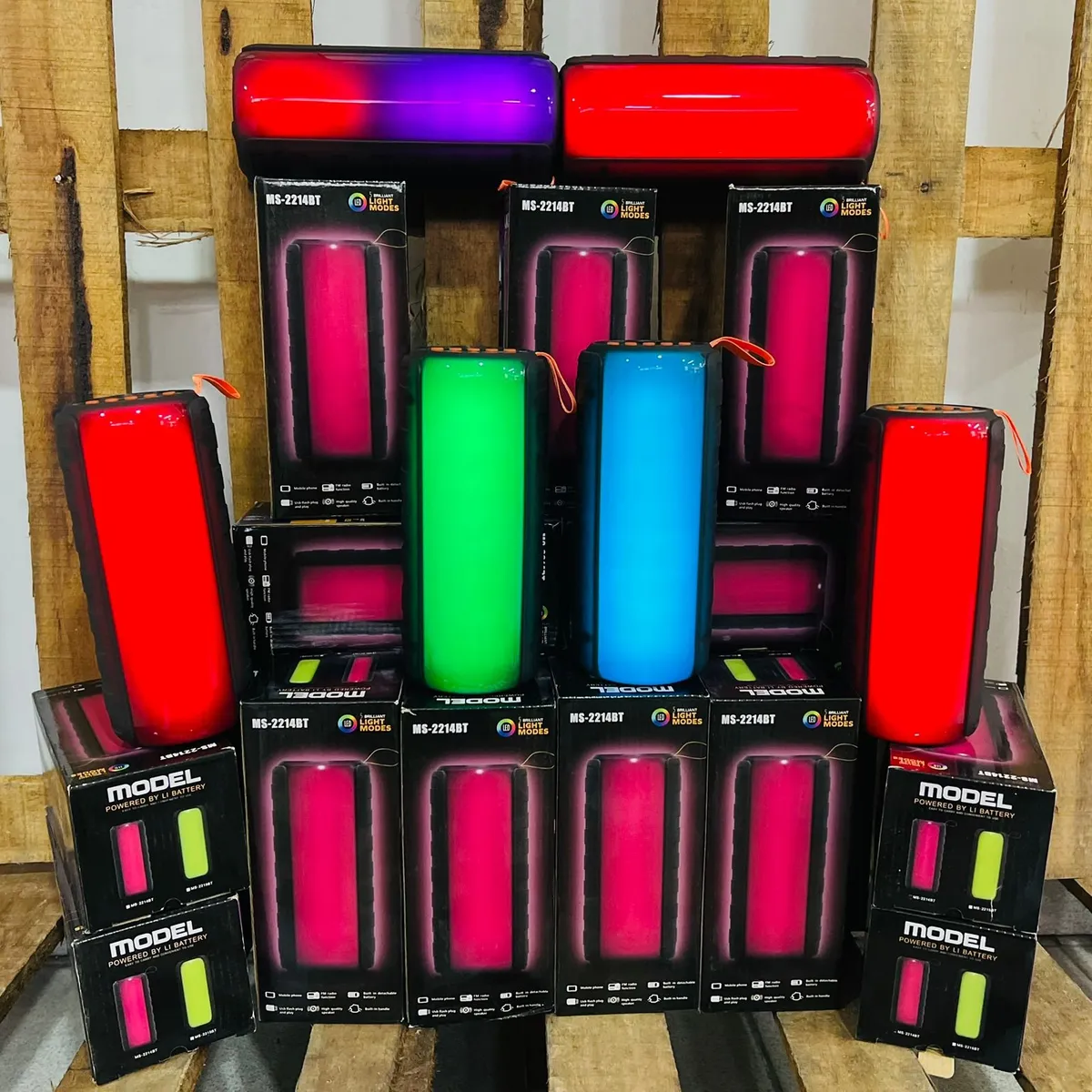 PARLANTE MS 2214 BT FUCSIA