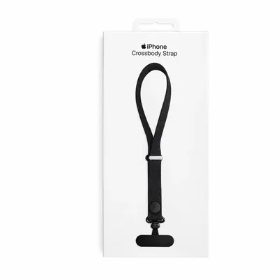 CORREA CORTA TIPO APPLE NEGRO