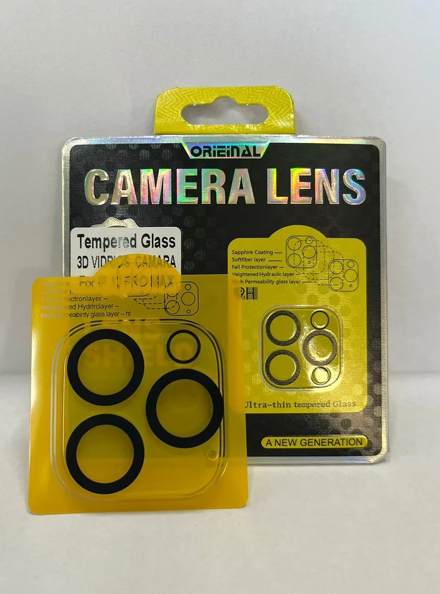 VIDRIO CAMARA NEGRO IPHONE 13