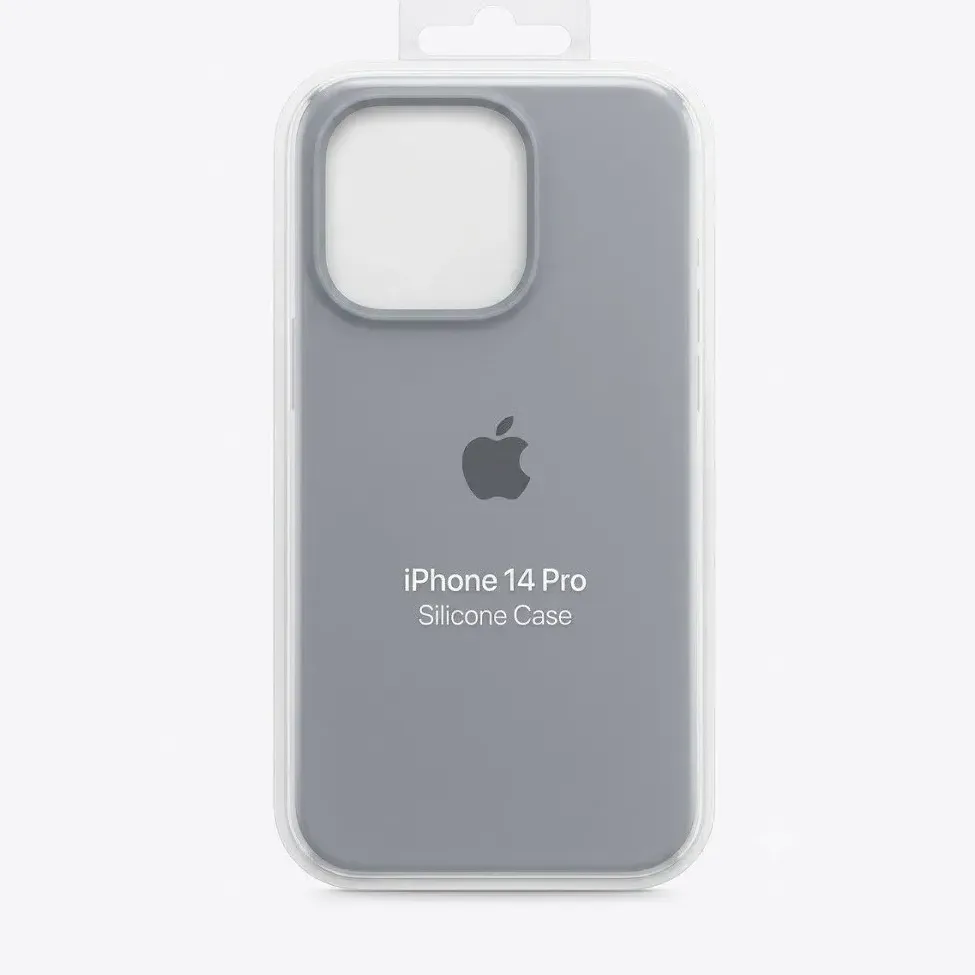 SILICONE CASE IPH 17PM/18PM COL 26 GRIS AZUL
