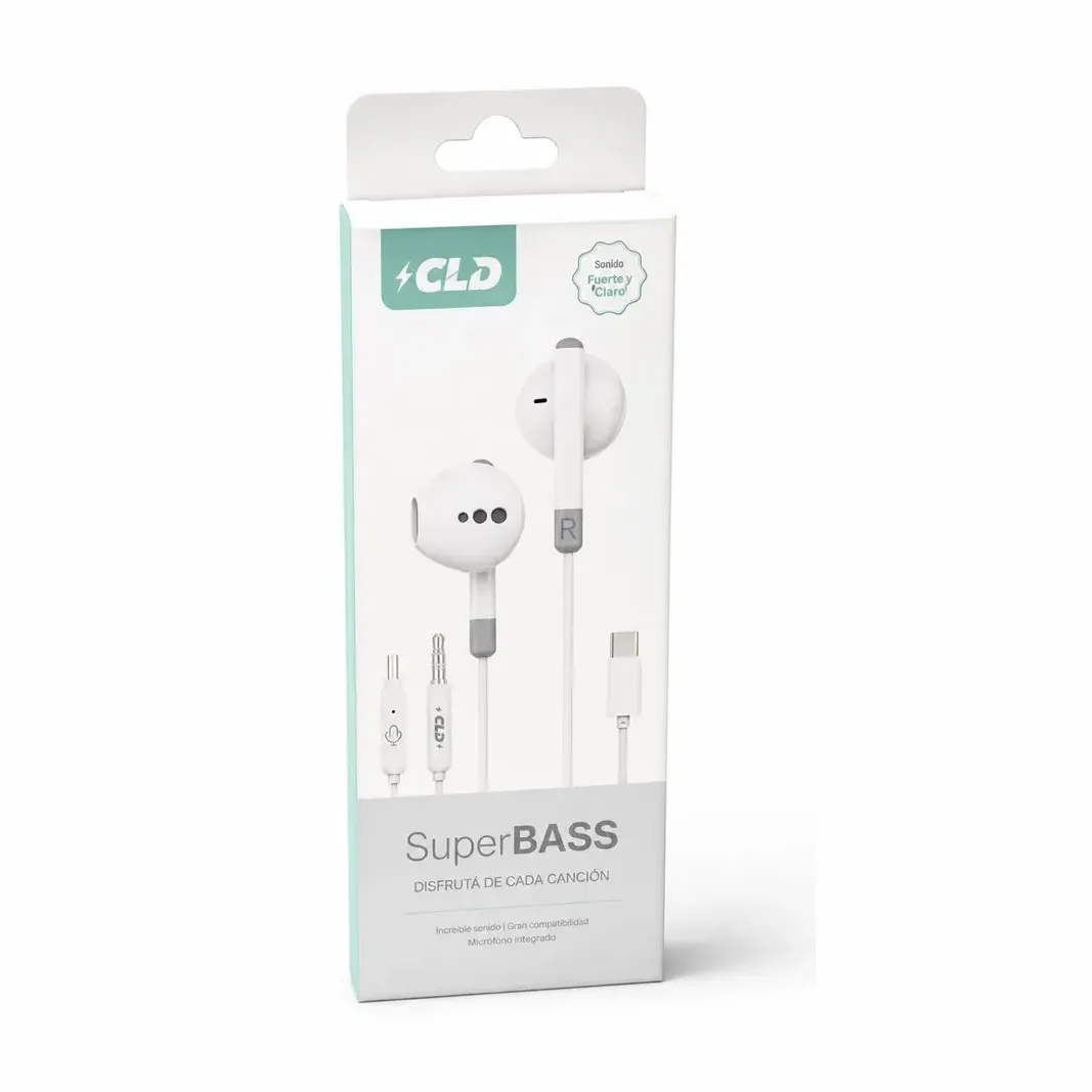 AURICULAR CON CABLE CLD 01 TIPO C