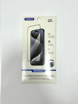 VIDRIO 6D IPHONE 16 CAJA 10 UNIDADES
