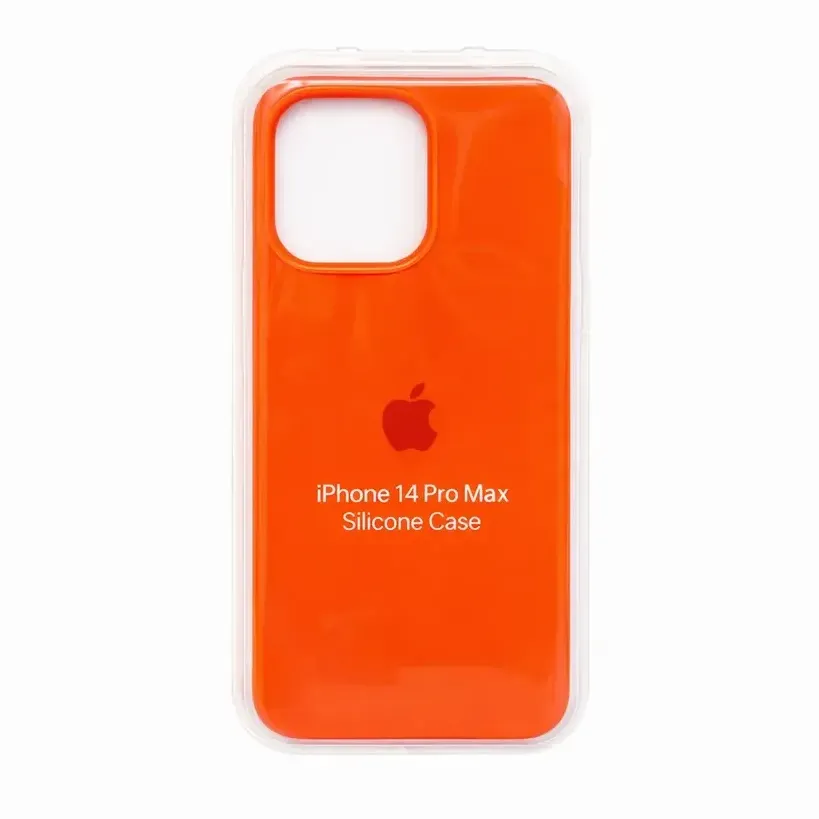 SILICONE CASE IPH 13 PRO COL 2/13 NARANJA