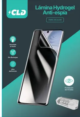 HYDROGEL ANTI ESPIA CELULAR CAJA 50 UNIDADES