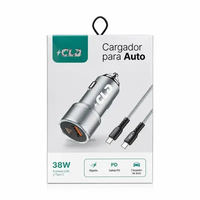 CARGADOR AUTO CLD CON CABLE TC A TC