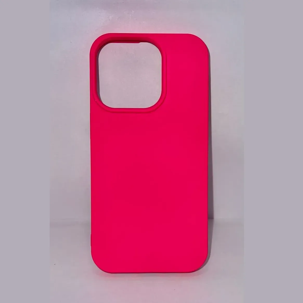SILICONA SIN LOGO MOTO G53 FUCSIA
