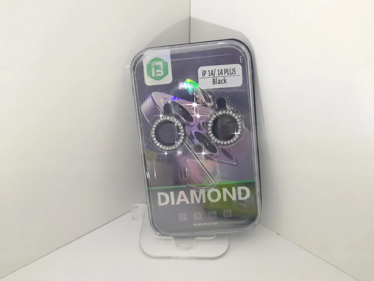 VIDRIO CAMARA DIAMANTE IPHONE 13 PRO/PM BLACK