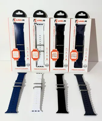 MALLA APPLE WATCH SILICONE CORRUGADO 44/45/49