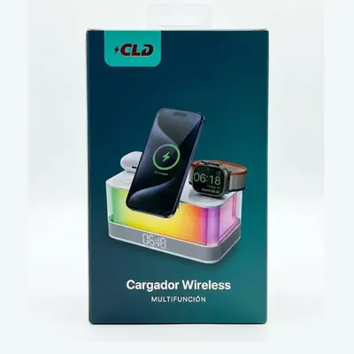 PARLANTE CON LUZ Y CARGA INALAMBRICA R8 CLD