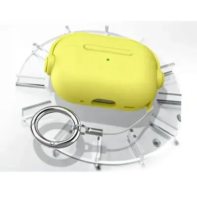 FUNDA MACAROON AIRPODS PRO 2 AMARILLO