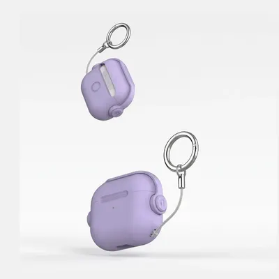 FUNDA MACAROON AIRPODS PRO 2 LILA