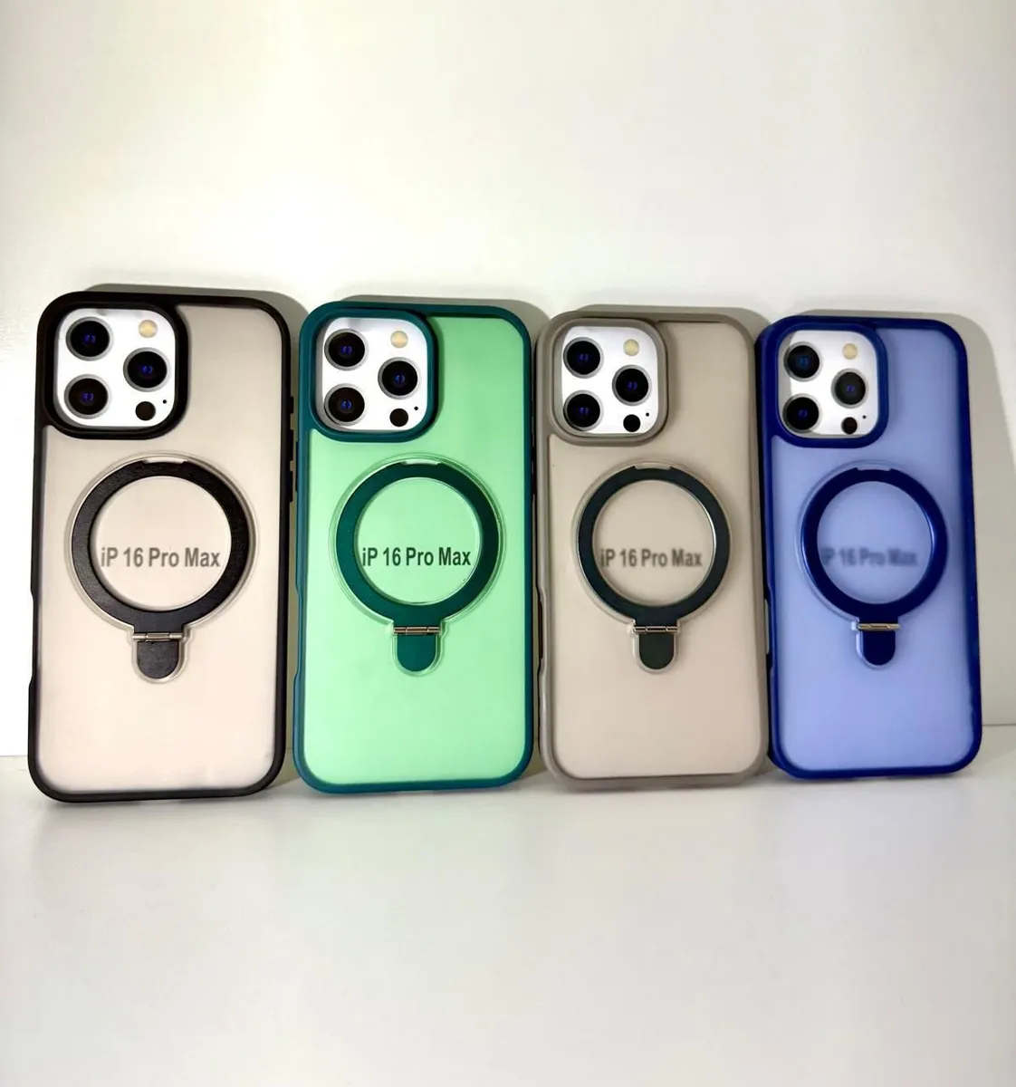 FUNDA MATTE MAGSAFE SOPORTE IPHONE 16