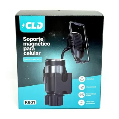 SOPORTE VASO Y CELULAR CLD K801