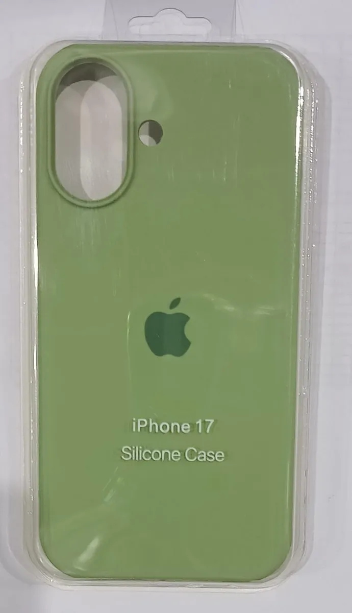 SILICONE CASE IPH 17 COL 1 VERDE MENTA