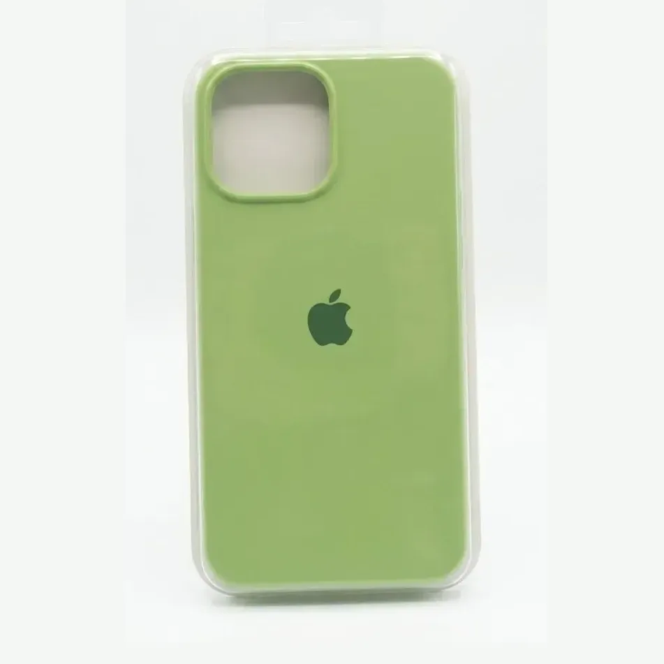 SILICONE CASE IPH 14 COL 1 VERDE MENTA