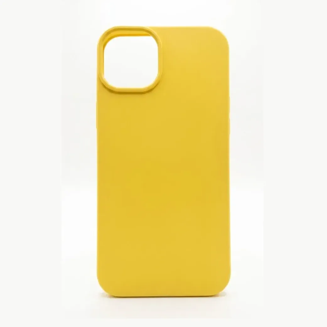SILICONA SIN LOGO IPH 16E AMARILLO