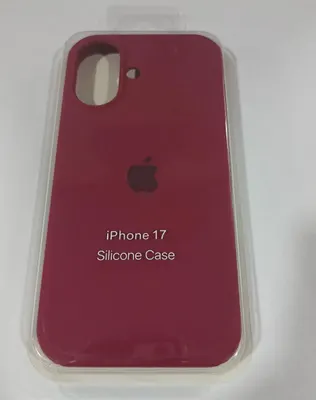 SILICONE CASE IPH 17P/18P COL 35 CHERRY