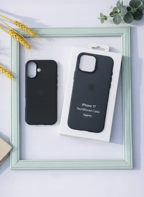 TECHWOVEN CON LOGO IPHONE 17 AIR BLACK