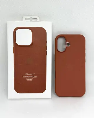 TECHWOVEN CON LOGO IPHONE 17 NARANJA