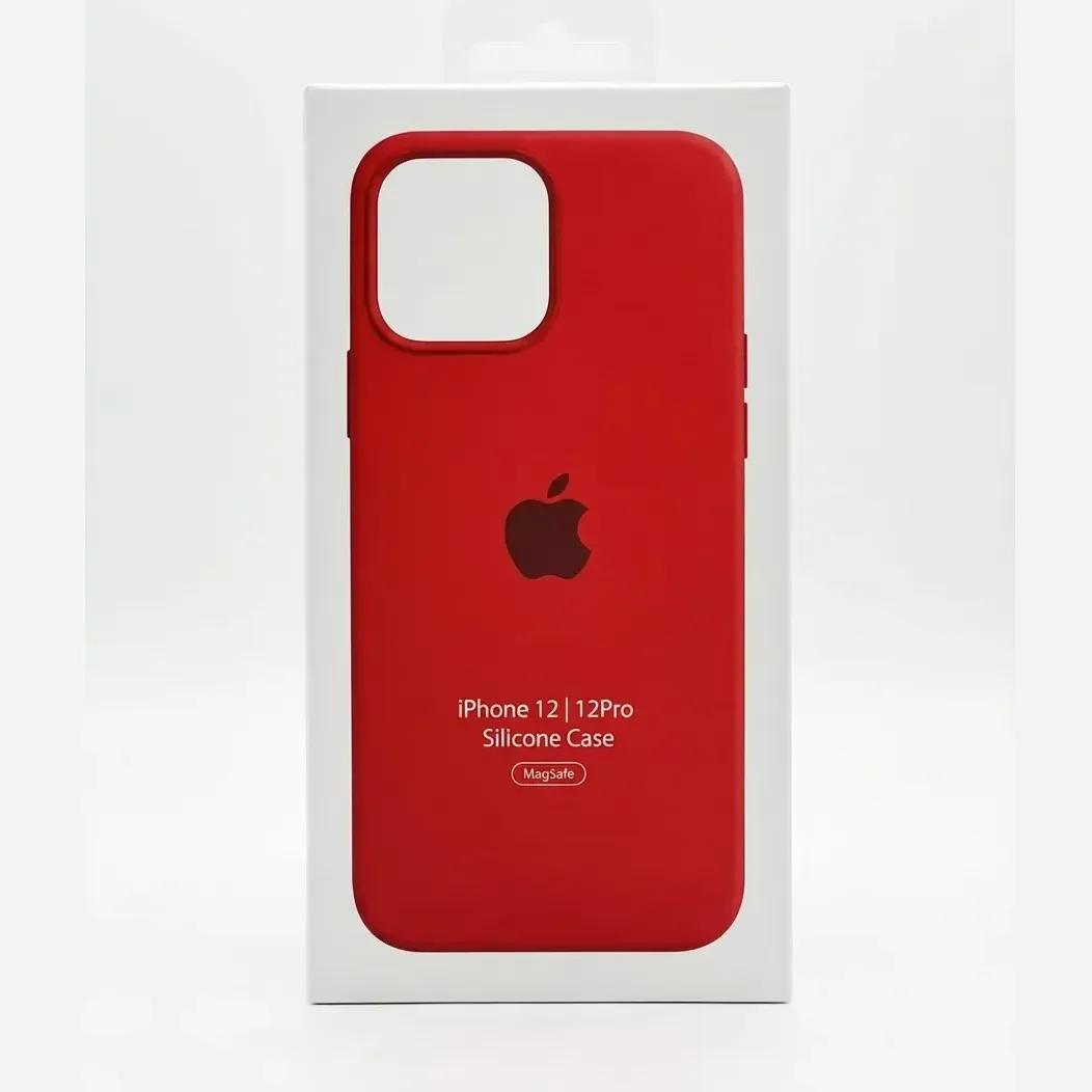 SILICONE CASE MAGSAFE IPH 12 PRO COL 14 ROJO