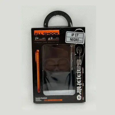 VIDRIO CAMARA METAL COMPLETO IPH 17 BLACK