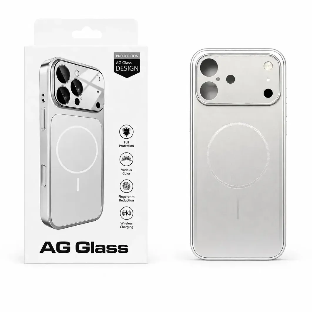 AG GLASS REFORZADA IPH 14 PLATEADO