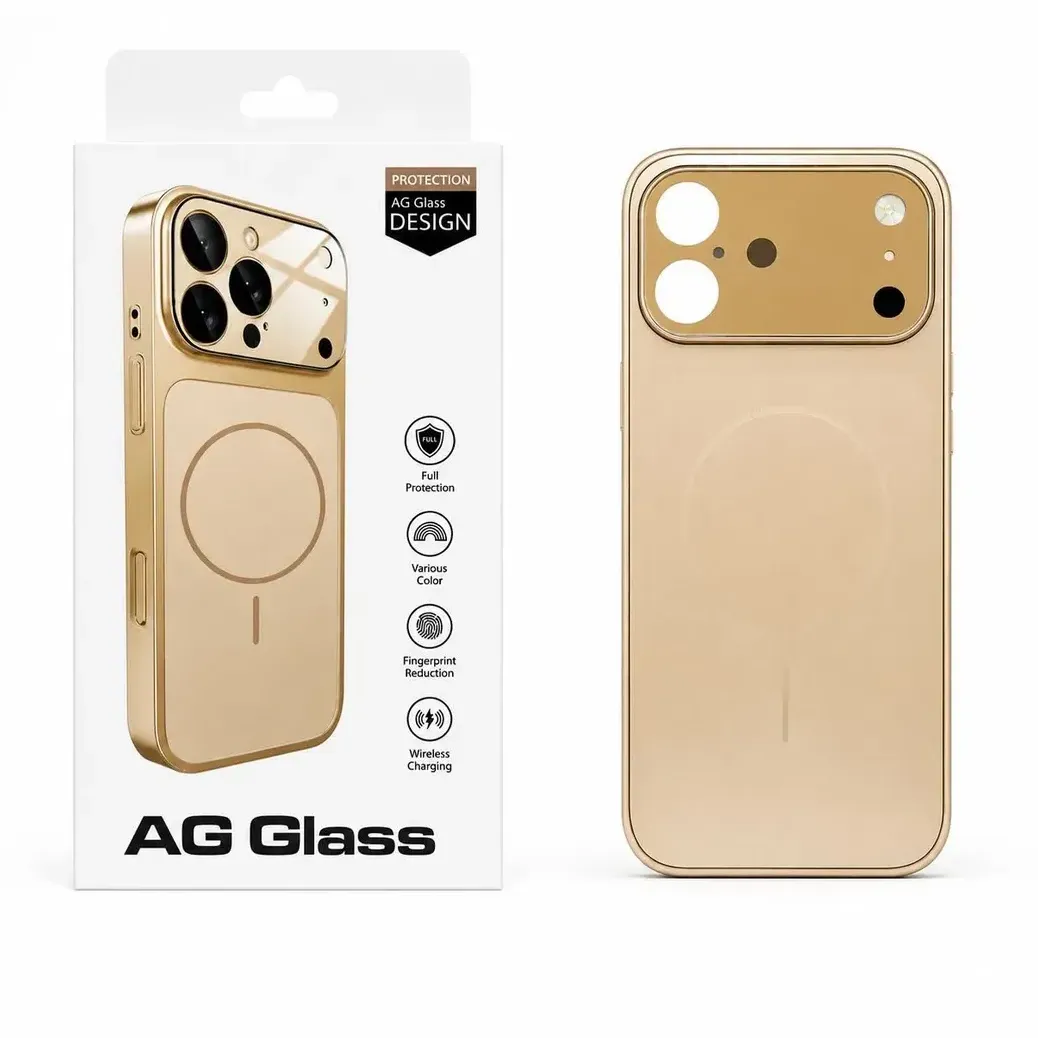 AG GLASS REFORZADA IPH 14 DORADO