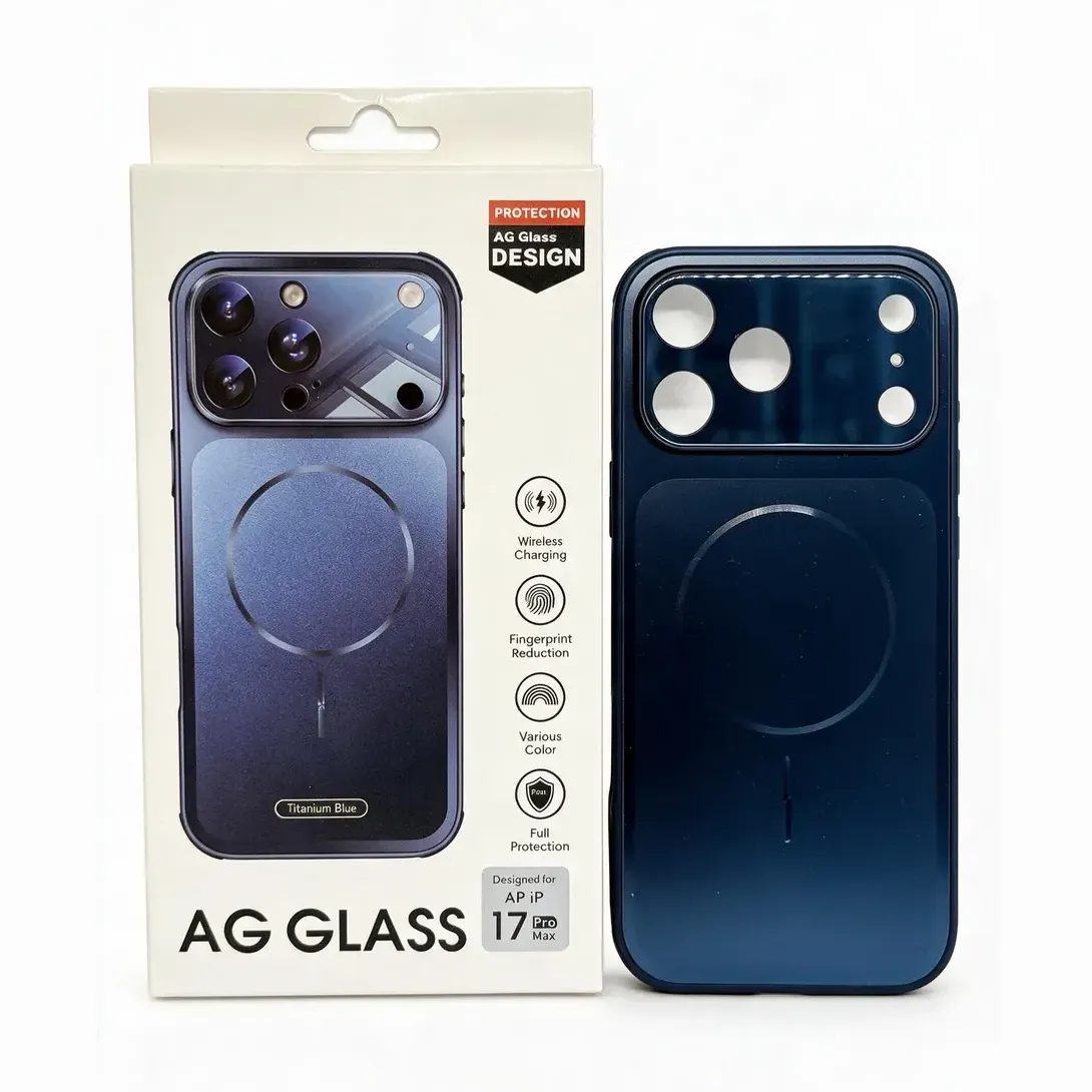 AG GLASS REFORZADA IPH 16 AZUL