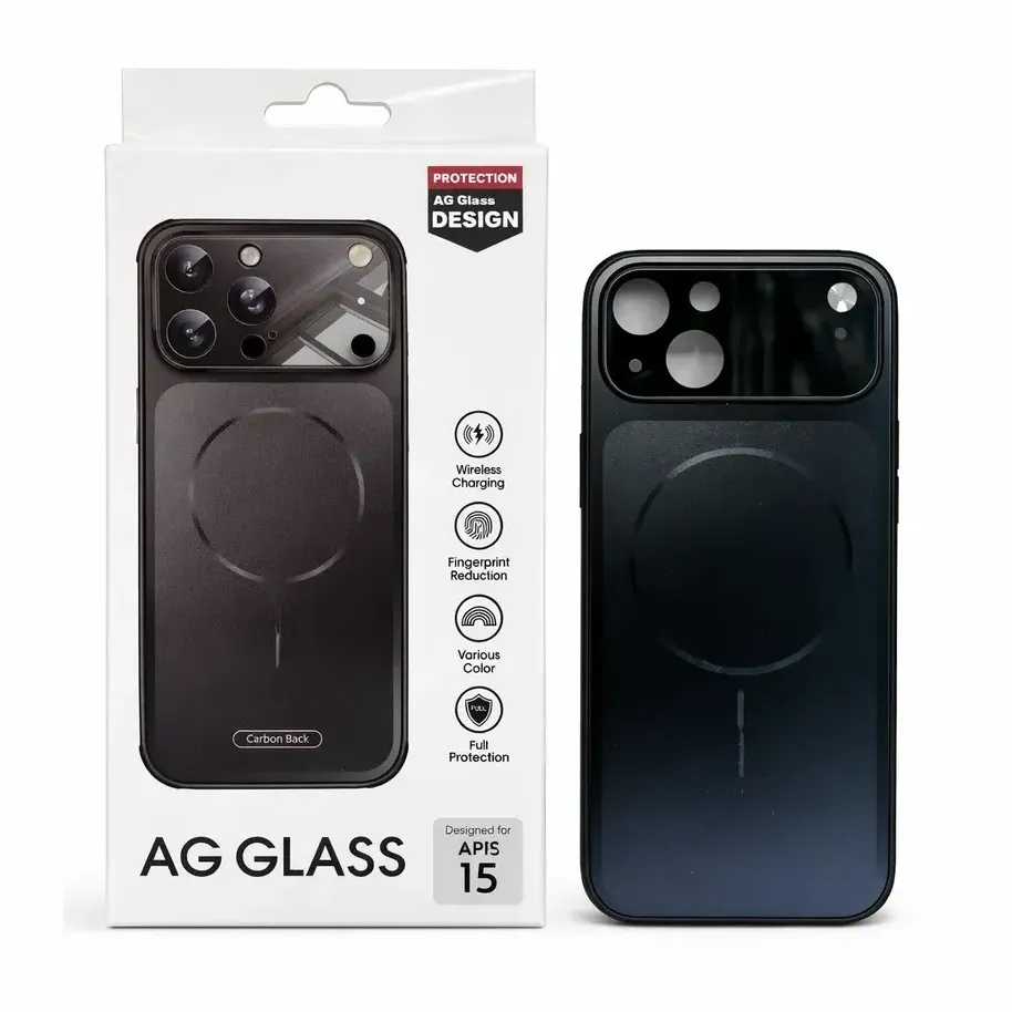 AG GLASS REFORZADA IPH 16 NEGRO