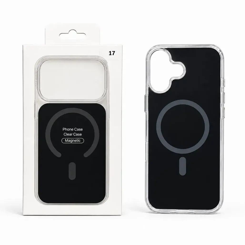 ACRYLIC MAGNETIC COVER IPH 16 PRO MAX NEGRO