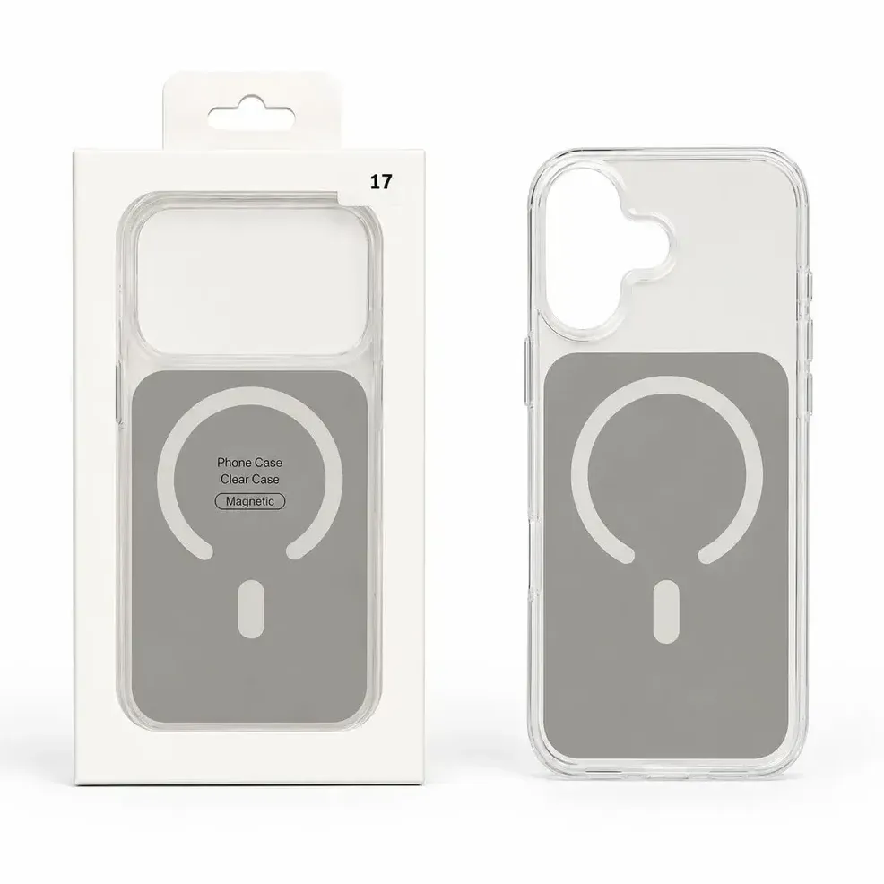 ACRYLIC MAGNETIC COVER IPH 15 PLATEADO