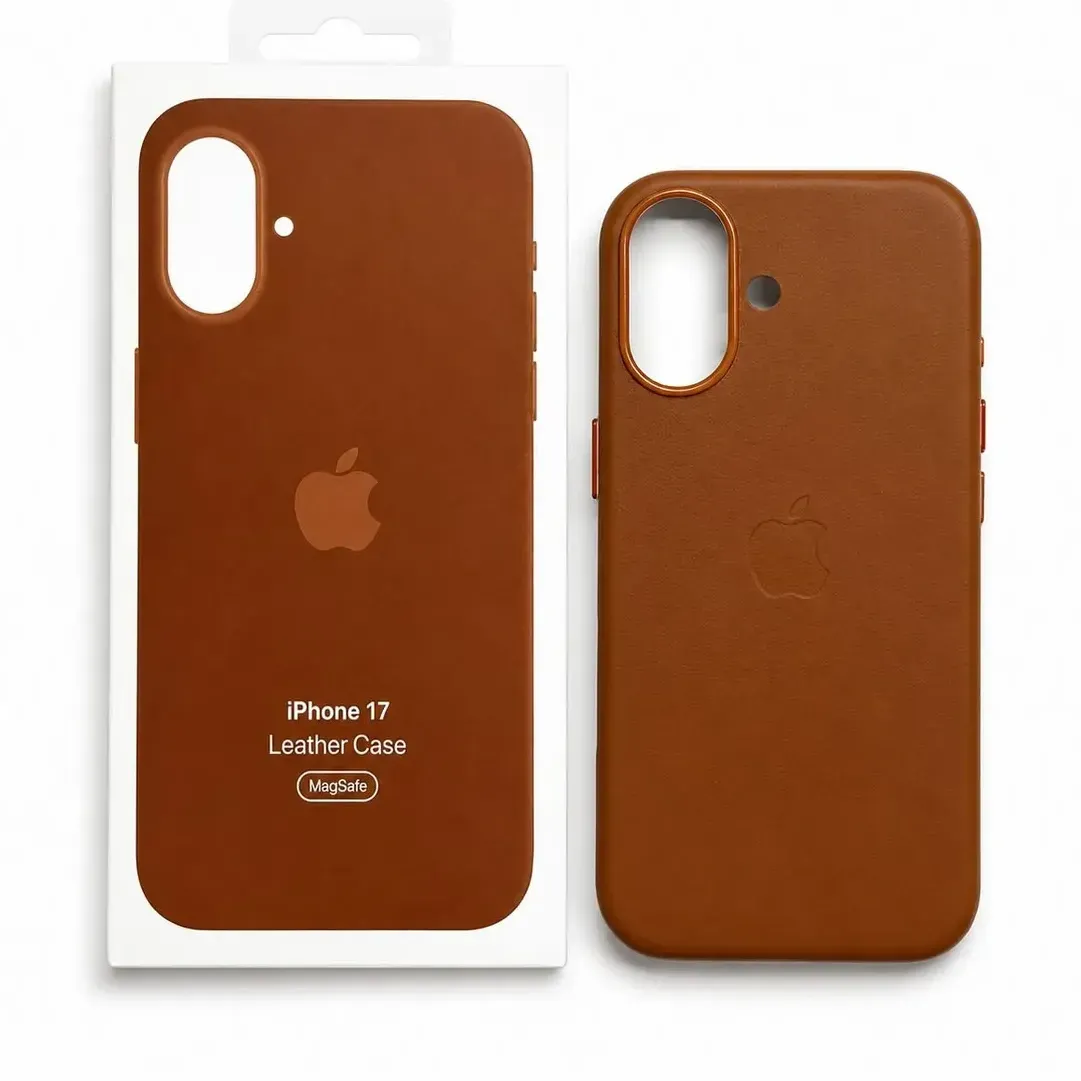 LEATHER CASE APPLE MAGSAFE IPH 13 MARRON
