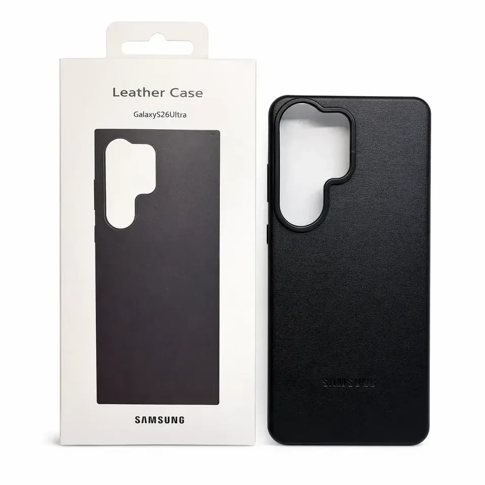 LEATHER CASE SAMSUNG S26 NEGRO