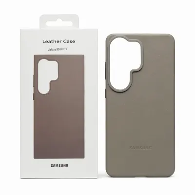 LEATHER CASE APPLE MAGSAFE IPH 15 GRIS