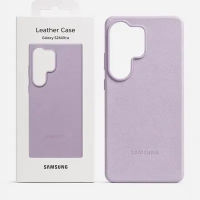 LEATHER CASE SAMSUNG S25 LILAC