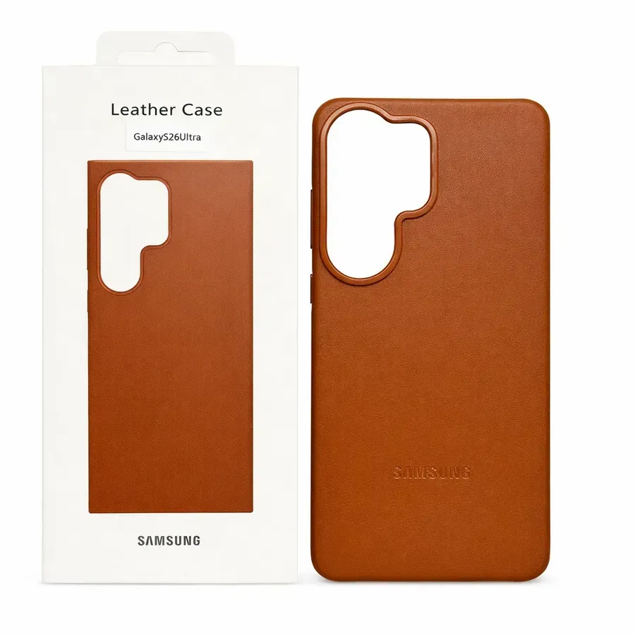 LEATHER CASE SAMSUNG S25 ULTRA MARRON
