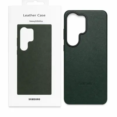 LEATHER CASE SAMSUNG S25 VERDE