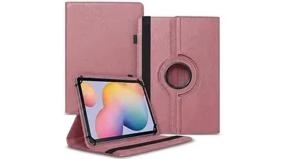 FUNDA TABLET 10 PULGADAS GIRATORIA ROSA