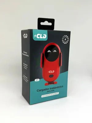 SOPORTE Y CARGA SMART PARA AUTO CLD S11 ROJO