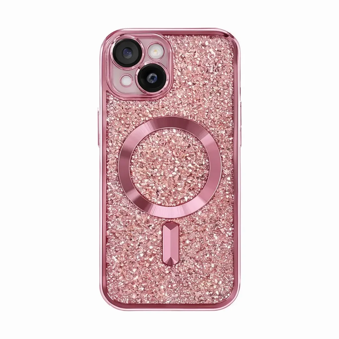 FUNDA CD ELECTROPLATING MAGSAFE IP 17 PM ROSA