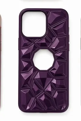 ELECTROPLATING DISEñO COLOR IPH 17 VIOLETA