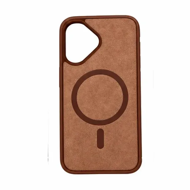 FUNDA CUERO MAGSAFE IPH 11 DORADO