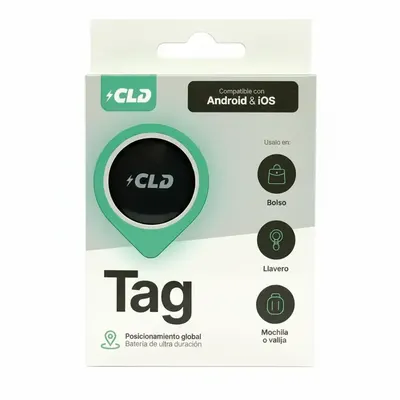 LOCALIZADOR TAG CLD PARA IOS Y ANDROID NEGRO