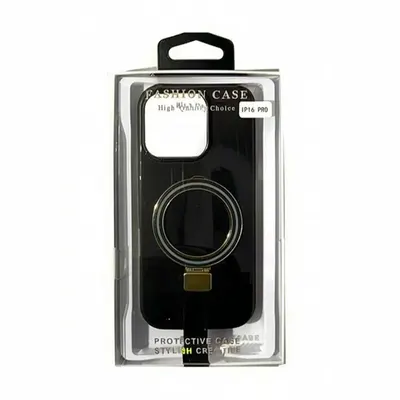 FUNDA GLOSSYMAGSAFE PACKING IPH 16 P NEGRO