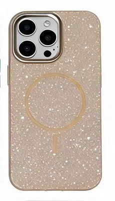 NUDE SHINE CASE IPHONE 16 DORADO